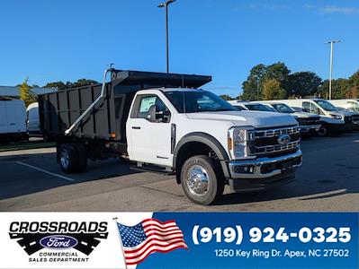 New 2025 Ford F-550 Regular Cab 4WD 14' PJ's Steel Dump Truck for sale #T581114 - photo 1