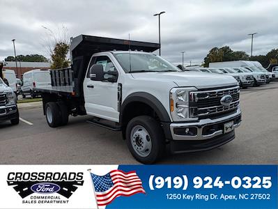 New 2026 Ford F-450 XL Regular Cab 4WD 12' PJ's Steel Flatbed Truck with Hoist for sale #T680155 - photo 1