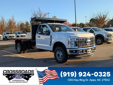 New 2026 Ford F-350 XL Regular Cab 4WD 12' PJ's Steel Flatbed Truck with Hoist for sale #T680209 - photo 1