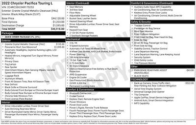 Used 2022 Chrysler Pacifica - photo 1