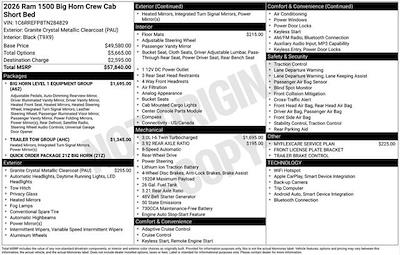 New 2026 Ram 1500 Big Horn Crew Cab for sale #A6T284829 - photo 2