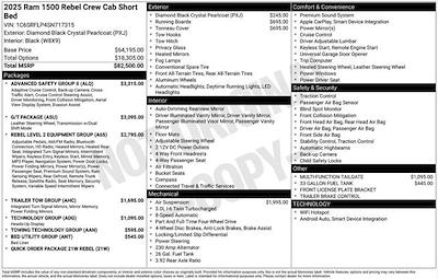 New 2025 Ram 1500 Rebel Crew Cab 4x4 Pickup for sale #F5T717315 - photo 2