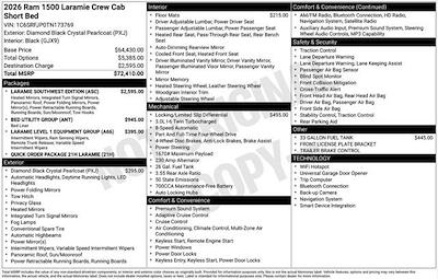 New 2026 Ram 1500 Laramie Crew Cab for sale #F6T173769 - photo 2