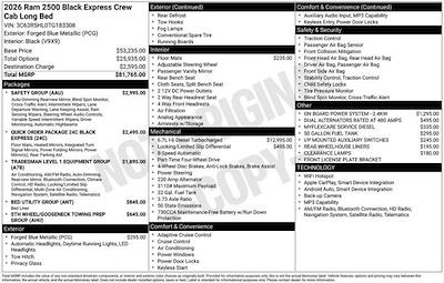 New 2026 Ram 2500 Tradesman Crew Cab for sale #F6T183308 - photo 2