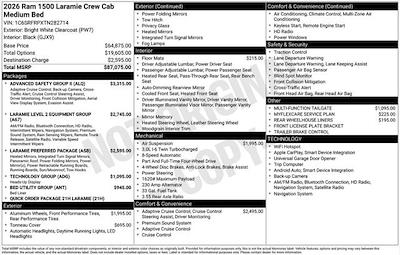 New 2026 Ram 1500 Laramie Crew Cab for sale #F6T282714 - photo 2
