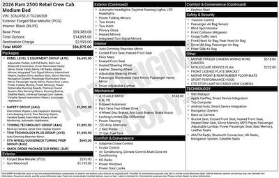 New 2026 Ram 2500 Power Wagon Crew Cab for sale #F6T286308 - photo 2