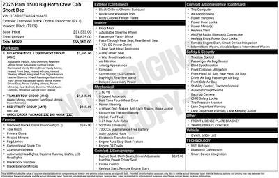 New 2025 Ram 1500 Lone Star Crew Cab 4x4 Pickup for sale #O5T203459 - photo 2