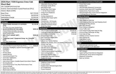 New 2026 Ram 1500 Tradesman Crew Cab for sale #O6T162194 - photo 2