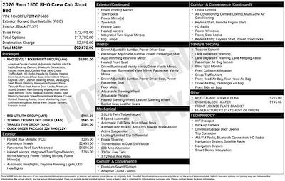 New 2026 Ram 1500 TRX Crew Cab for sale #O6T176488 - photo 2