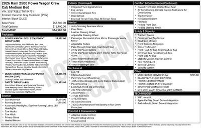 New 2026 Ram 2500 Rebel Crew Cab 4WD Pickup for sale #O6T184751 - photo 2