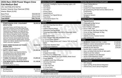 New 2026 Ram 2500 Rebel Crew Cab 4WD Pickup for sale #O6T184752 - photo 2