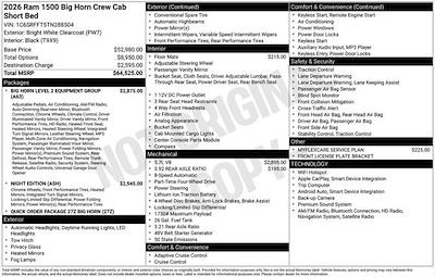 New 2026 Ram 1500 Lone Star Crew Cab for sale #O6T288504 - photo 2