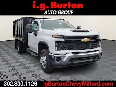 New 2024 Chevrolet Silverado 3500 Work Truck Regular Cab 4WD Reading Stake Bed for sale #24-1397 - photo 1