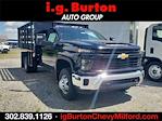 New 2024 Chevrolet Silverado 3500 Work Truck Regular Cab 4WD Morgan Truck Body Stake Bed for sale #24-1416 - photo 1