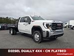 2025 GMC Sierra 3500 Crew Cab 4WD, CM Truck Beds RD Model Flatbed Truck for sale #G11965 - photo 1