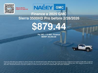 New 2025 GMC Sierra 3500 Crew Cab Flatbed Truck for sale #G12188 - photo 1