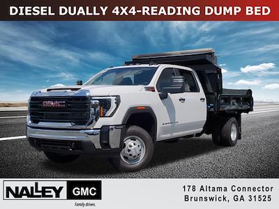 New 2025 GMC Sierra 3500 Crew Cab 4WD 9' Crysteel Steel Dump Truck for sale #G12569 - photo 1