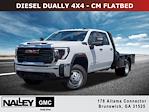 New 2025 GMC Sierra 3500 Pro Crew Cab 4WD 9' 4" CM Truck Beds Steel Flatbed Truck for sale #G12611 - photo 1