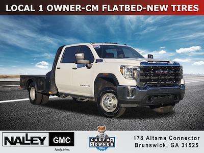 Used 2023 GMC Sierra 3500 Crew Cab Flatbed Truck for sale #G12616A - photo 1