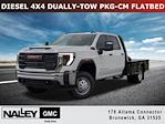 New 2025 GMC Sierra 3500 Pro Crew Cab 4WD 9' 4" CM Truck Beds Steel Flatbed Truck for sale #G12620 - photo 1