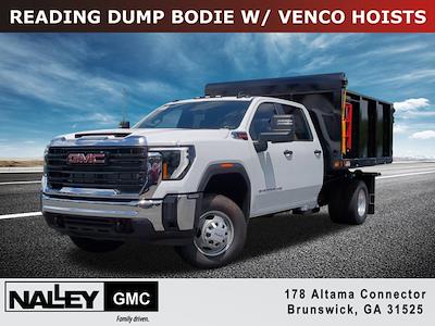New 2025 GMC Sierra 3500 Crew Cab 4WD 10' Blue Ridge Manufacturing Landscape Dump for sale #G12621 - photo 1