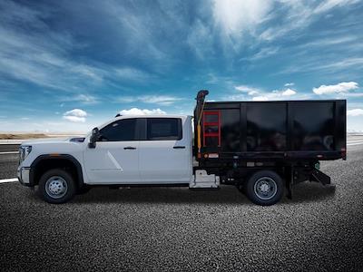 New 2025 GMC Sierra 3500 Crew Cab 4WD 10' Blue Ridge Manufacturing Landscape Dump for sale #G12621 - photo 2