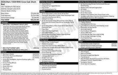 New 2026 Ram 1500 TRX Crew Cab for sale #TN216639 - photo 1