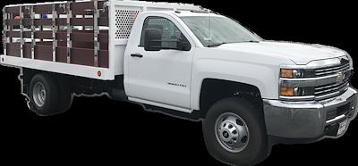 2026 REGULAR CAB DIESEL STAKE BED BY HARBOR TRUCK BODY  CALL John Hollywood FOR A QUOTE 714 624-7555 BLACK STEEL DECK & GATES for sale #26170 - photo 1