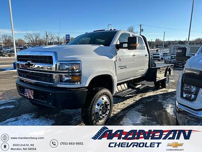 2023 Chevrolet Silverado 5500 Crew Cab DRW 4WD, CM Truck Beds SK Model Flatbed Truck for sale #065854 - photo 2