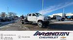 2023 Chevrolet Silverado 5500 Crew Cab DRW 4WD, CM Truck Beds SK Model Flatbed Truck for sale #065854 - photo 4