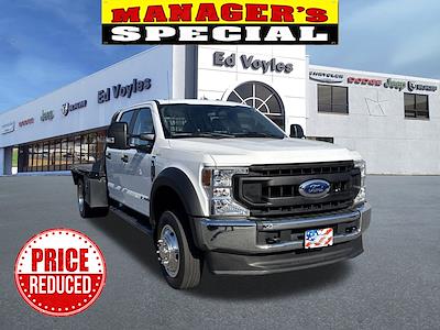 2021 Ford F-550 Crew Cab DRW 4WD Flatbed Truck for sale #515576A - photo 1
