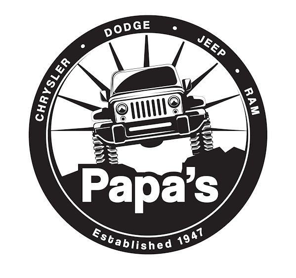 Papa’s Chrysler Dodge Jeep RAM logo