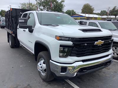 2024 Chevrolet Silverado 3500 Crew Cab 4x4, Monroe Versa-Line Platform Body Stake Bed for sale #M11795 - photo 1