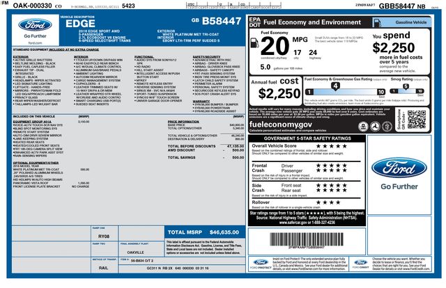 Used 2016 Ford Edge - photo 8