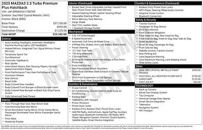 Used 2025 Mazda3 - photo 1