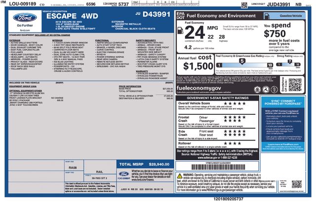 Used 2018 Ford Escape - photo 8