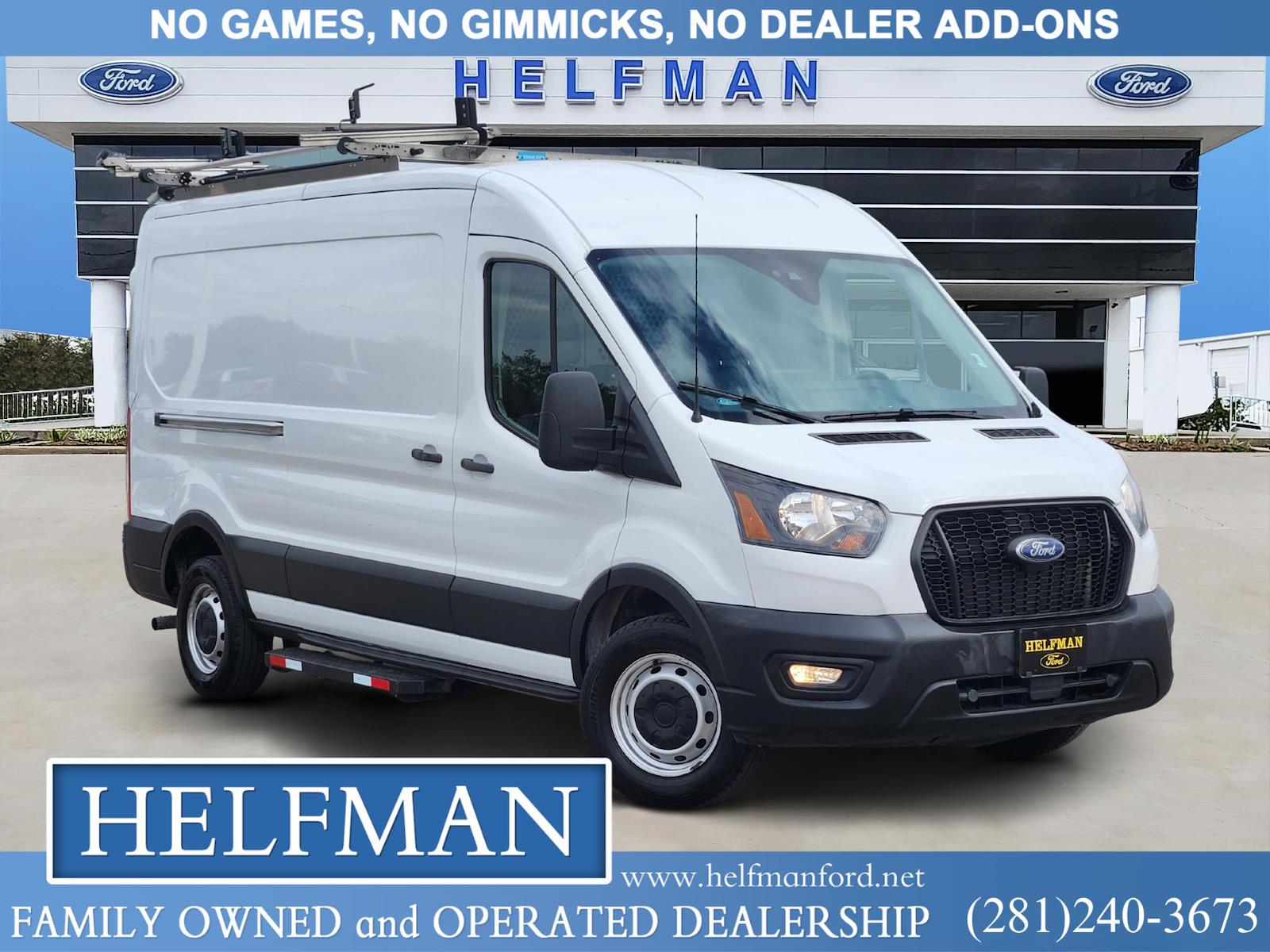 Used 2021 Ford Transit 250 Upfitted Cargo Van for sale in Stafford