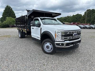 2024 Ford F-550 Regular Cab DRW 4x4, PJ's Truck Bodies Landscape Dump Stake Bed for sale #NA10726 - photo 1