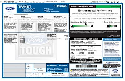 2026 Ford Transit 150 Low Roof RWD Empty Cargo Van for sale #343395 - photo 1