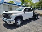 New 2025 Chevrolet Silverado 3500 Work Truck Crew Cab 4WD 9' 4" CM Truck Beds Steel Flatbed Truck with Gooseneck Hitch for sale #S25359 - photo 3