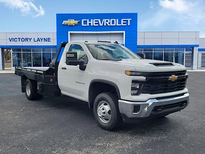 New 2025 Chevrolet Silverado 3500 Work Truck Regular Cab 4WD 11' 4" Hillsboro Steel Flatbed Truck for sale #S25367 - photo 1