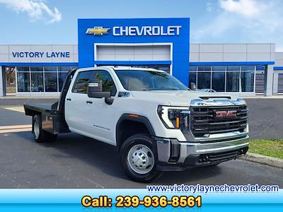 2024 GMC Sierra 3500 Crew Cab DRW 4WD Flatbed Truck for sale #S41037A - photo 1
