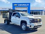 New 2024 Chevrolet Silverado 3500 Work Truck Crew Cab 4WD 10' Reading Landscape Dump for sale #S41044 - photo 1