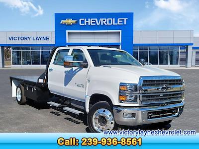 2023 Chevrolet Silverado 5500 Crew Cab DRW RWD Flatbed Truck for sale #S41056A - photo 1