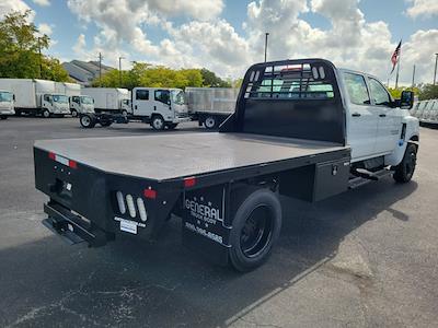 New 2024 Chevrolet Silverado 5500 Work Truck Crew Cab 11' 4" CM Truck Beds Steel Flatbed Truck with Gooseneck Hitch for sale #S41131 - photo 2