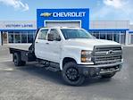 New 2024 Chevrolet Silverado 5500 Work Truck Crew Cab 11' 4" CM Truck Beds Steel Flatbed Truck with Gooseneck Hitch for sale #S41131 - photo 1