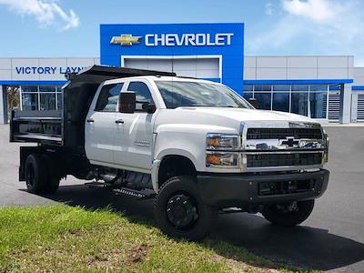 New 2024 Chevrolet Silverado 5500 Crew Cab 4WD Crysteel Steel Dump Truck for sale #S4877 - photo 1