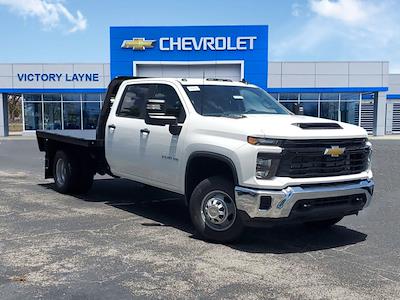 2024 Chevrolet Silverado 3500 Crew Cab RWD, Knapheide PGTB Utility Gooseneck Flatbed Truck for sale #S4923 - photo 1