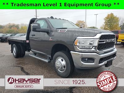 New 2024 Ram 3500 Tradesman Regular Cab 4x4 9' 6" Knapheide Steel Flatbed Truck for sale #R3681 - photo 1