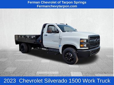 2023 Chevrolet Silverado 5500 Regular Cab DRW RWD, CM Truck Beds RD Model Flatbed Truck for sale #23T609 - photo 1